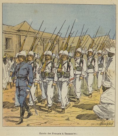 Wejście Francuzów do Tananarive autorstwa after Louis Charles Bombled