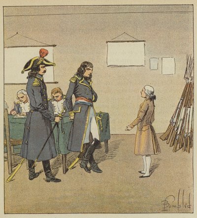Eugene de Beauharnais twierdzi, że Bonaparte pobił swojego ojca autorstwa after Louis Charles Bombled