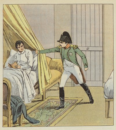 Widziałem ramię otwierające moją zasłonę z autorytetem autorstwa after Louis Charles Bombled