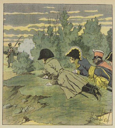 Lempereur sąd un grand niebezpieczeństwo a Iena autorstwa after Louis Charles Bombled
