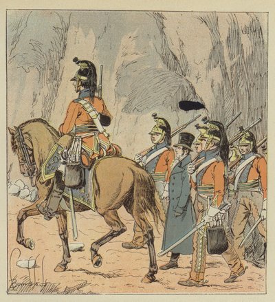 Las-Case usunięte z Longwood autorstwa after Louis Charles Bombled