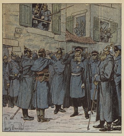 Kapitan Pendezec i generał Treskow autorstwa after Louis Charles Bombled