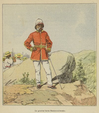 Generał Hova Ramasombazaha autorstwa after Louis Charles Bombled