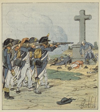 W ten sposób zniszczono trzy czwarte francuskiej szlachty. autorstwa after Louis Charles Bombled