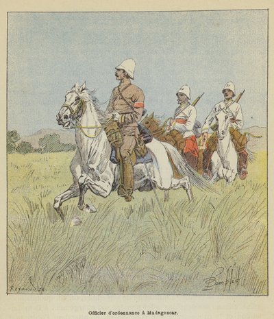 Urzędnik ordynacji na Madagaskarze autorstwa after Louis Charles Bombled
