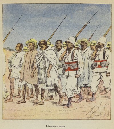 Więźniowie Hova autorstwa after Louis Charles Bombled