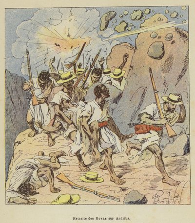 Rekolekcje Hovas na Andriba autorstwa after Louis Charles Bombled