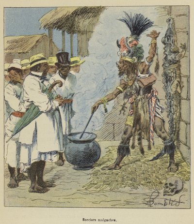 Madagaskaru czarodzieje autorstwa after Louis Charles Bombled