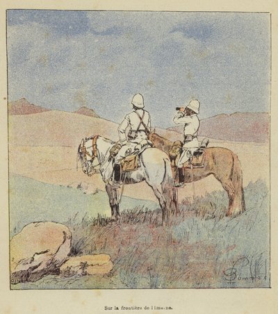 Na granicy Imerne autorstwa after Louis Charles Bombled
