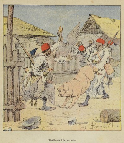 Harcownicy grasujący autorstwa after Louis Charles Bombled