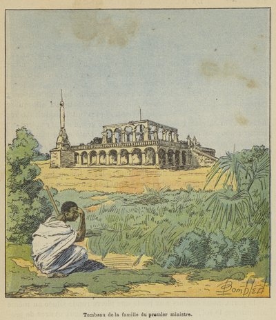 Grób rodziny premiera autorstwa after Louis Charles Bombled