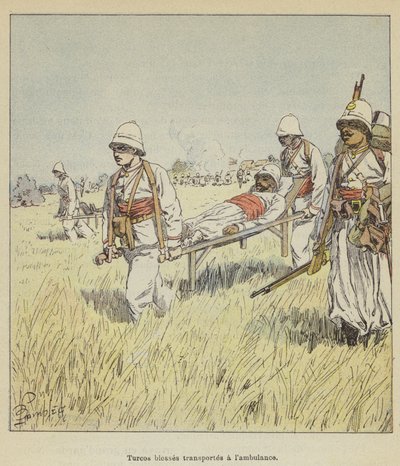 Tureckie błogosławieństwa transport lambulansu autorstwa after Louis Charles Bombled