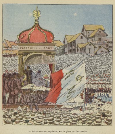 Kabar (spotkanie popularne), w miejscu Antananarywa autorstwa after Louis Charles Bombled