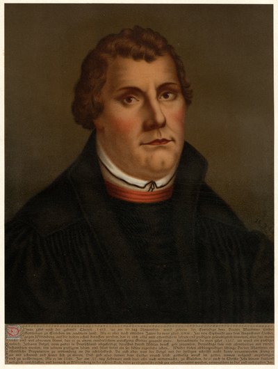 Marcin Luther autorstwa after Lucas Cranach the Elder