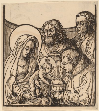 Pokłon Trzech Króli autorstwa after Lucas van Leyden
