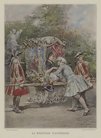Uprzejmość z przeszłości autorstwa after Ludovico Marchetti