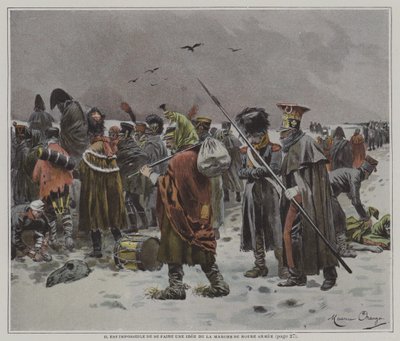 Nie sposób zorientować się, jak postępuje nasza armia autorstwa after Maurice Henri Orange