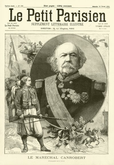 Marszałek Canrobert, francuski żołnierz autorstwa after Nadar