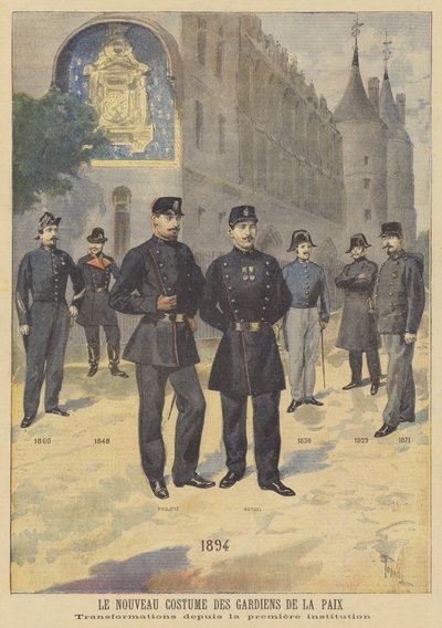 Nowe mundury dla policji autorstwa after Oswaldo Tofani