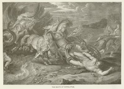 Śmierć Hipolita autorstwa after Peter Paul Rubens