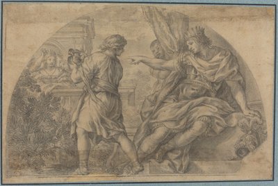 Masinissa i Sophonisba autorstwa after Pietro da Cortona