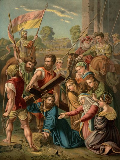 Niesienie Krzyża autorstwa after Raphael