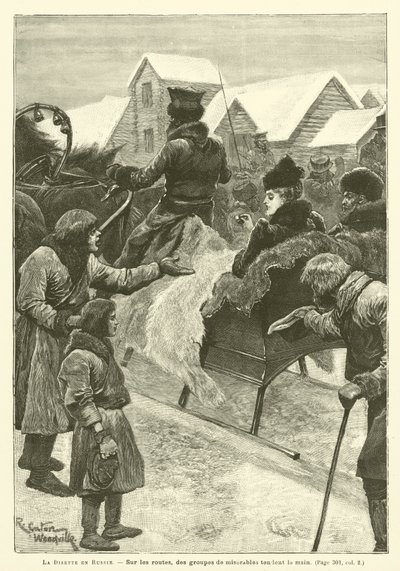 Głód w Rosji autorstwa after Richard Caton II Woodville