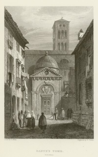 Grobowiec Dantesa, Rawenna autorstwa Samuel (after) Prout