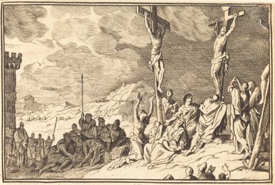 Chrystus umiera na krzyżu autorstwa after Sébastien Le Clerc I
