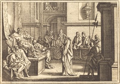 Chrystus przed Herodem autorstwa after Sébastien Le Clerc I
