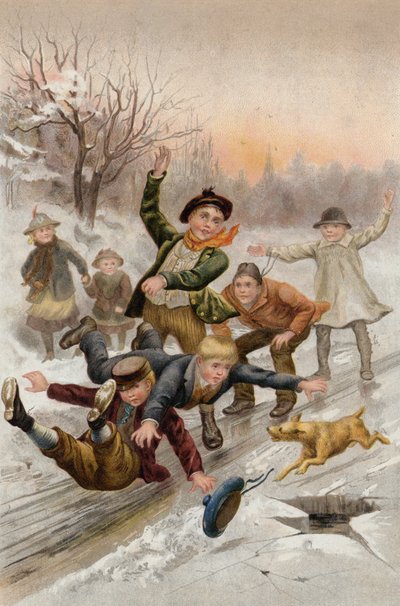 Zjeżdżalnia (chromolitho) autorstwa after Stanley Berkeley