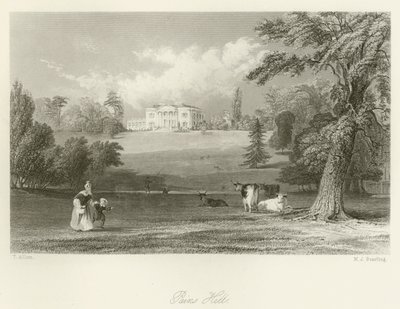 Bóle wzgórza autorstwa after Thomas Allom