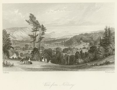 Widok z Norbury autorstwa after Thomas Allom