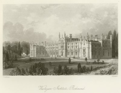 Wesleyan Institute, Richmond autorstwa after Thomas Allom
