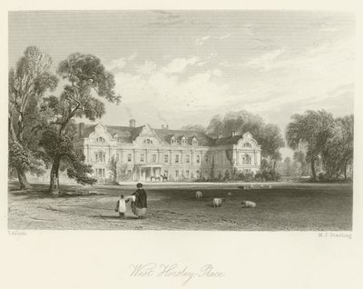 West Horsley Place autorstwa after Thomas Allom