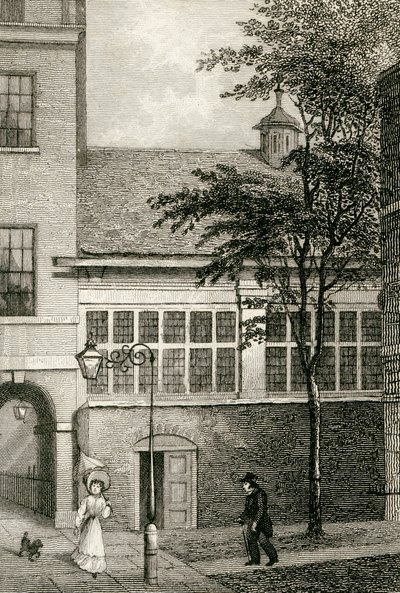 Barnards Inn Hall, 1830 autorstwa Thomas Hosmer after Shepherd