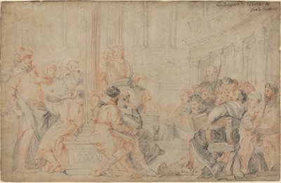 Chrystus wśród lekarzy autorstwa after Veronese