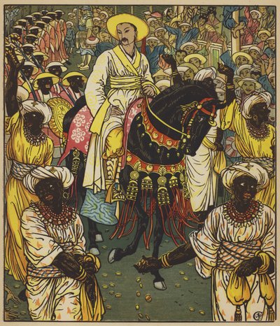 Procesja Aladynów autorstwa after Walter Crane