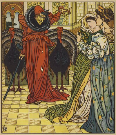 Wygląd Wróżki Pustyni autorstwa after Walter Crane