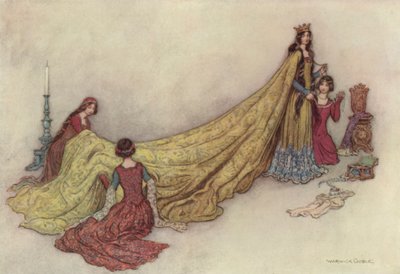 Geoffrey Chaucer, Opowieść urzędników autorstwa after Warwick Goble