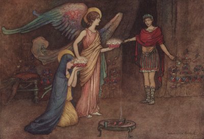 Geoffrey Chaucer, Druga opowieść o zakonnicach autorstwa after Warwick Goble