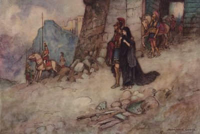 Geoffrey Chaucer, Troilus i Criseyde autorstwa after Warwick Goble