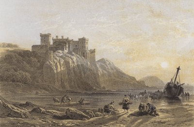 Zamek Culzean (chromolitho) autorstwa after William Leighton Leitch