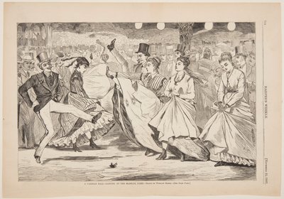 Bal paryski – Taniec w Mabille, Paryż autorstwa Winslow Homer