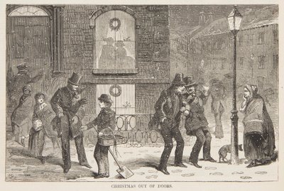 Boże Narodzenie na zewnątrz autorstwa Winslow Homer