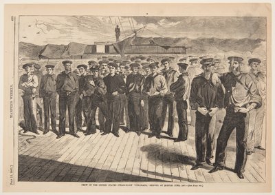 Załoga amerykańskiego parowca „Colorado”, wysłana do Bostonu, czerwiec 1861, z Harper
