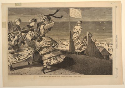 „Na urwisku w Long Branch, w godzinach kąpieli” autorstwa Winslow Homer