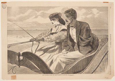 Nasze wodopoje — pusty rękaw w Newport autorstwa Winslow Homer