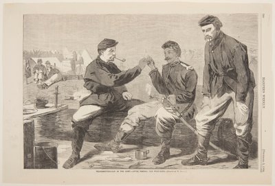 Święto Dziękczynienia w wojsku – po obiedzie: kość życzeń autorstwa Winslow Homer