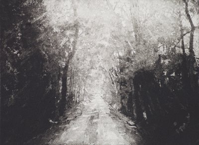 Alleluja, 2016, akwaforta i akwatinta na papierze autorstwa angus hampel